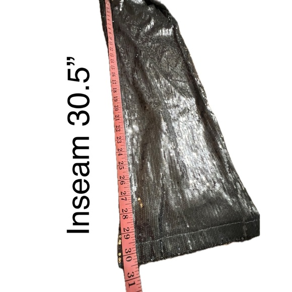 A NEW DAY SEQUIN DRESS PANTS WITH SIDE ZIPPER SIZE 6. NWT - Picture 6 of 11